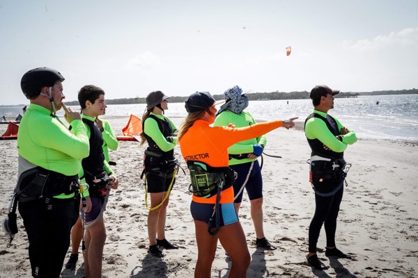 Kiteboarding Session